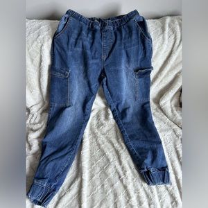 Jean joggers